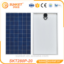 o preço de custo Poly painel solar 280 w made in China